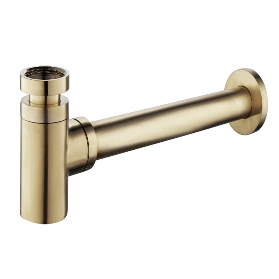 Fonteinset BWS Solid Surface Met Handdoekhouder Links Zwart Goud