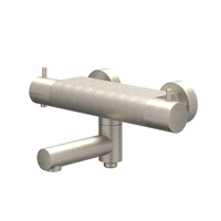 Badthermostaatkraan IVY Bond Opbouw Omstel Met Draaibare Baduitloop Met Omstel Cooltouch Geborsteld Nickel PVD
