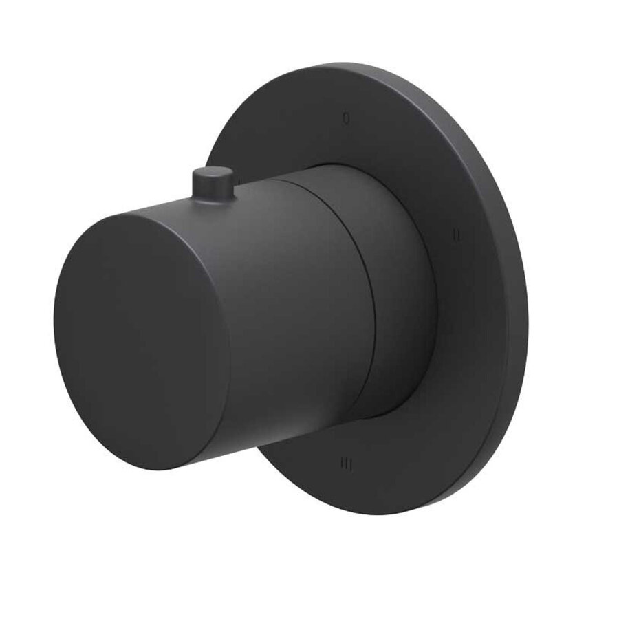 Afbouwdeel IVY Bond 3-Weg Stop-Omstel Symmetry Met Rond Rozet Mat Zwart PED