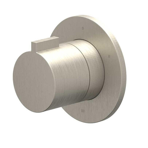 Afbouwdeel IVY Pact 3-Weg Stop-Omstel Symmetry Met Rond Rozet Geborsteld Nickel PVD 