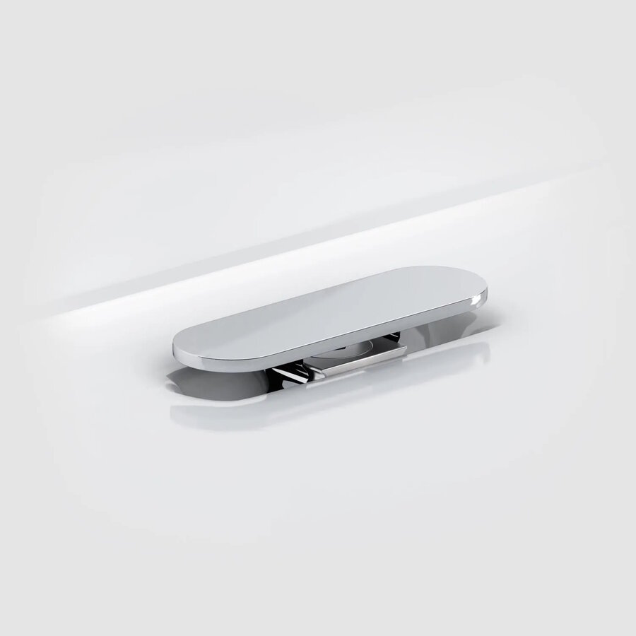 Fontein Clou Flush 3 36x18x9cm Keramiek Glans Wit (Met Kraangat Links)
