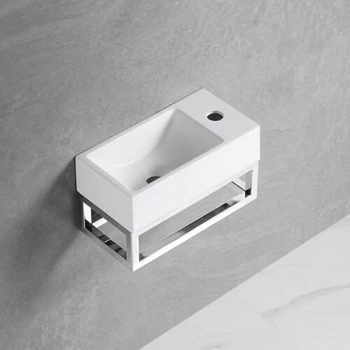 Fonteinset Best Design R-Line Chrome L&R Met Frame en Kraangat Chroom 