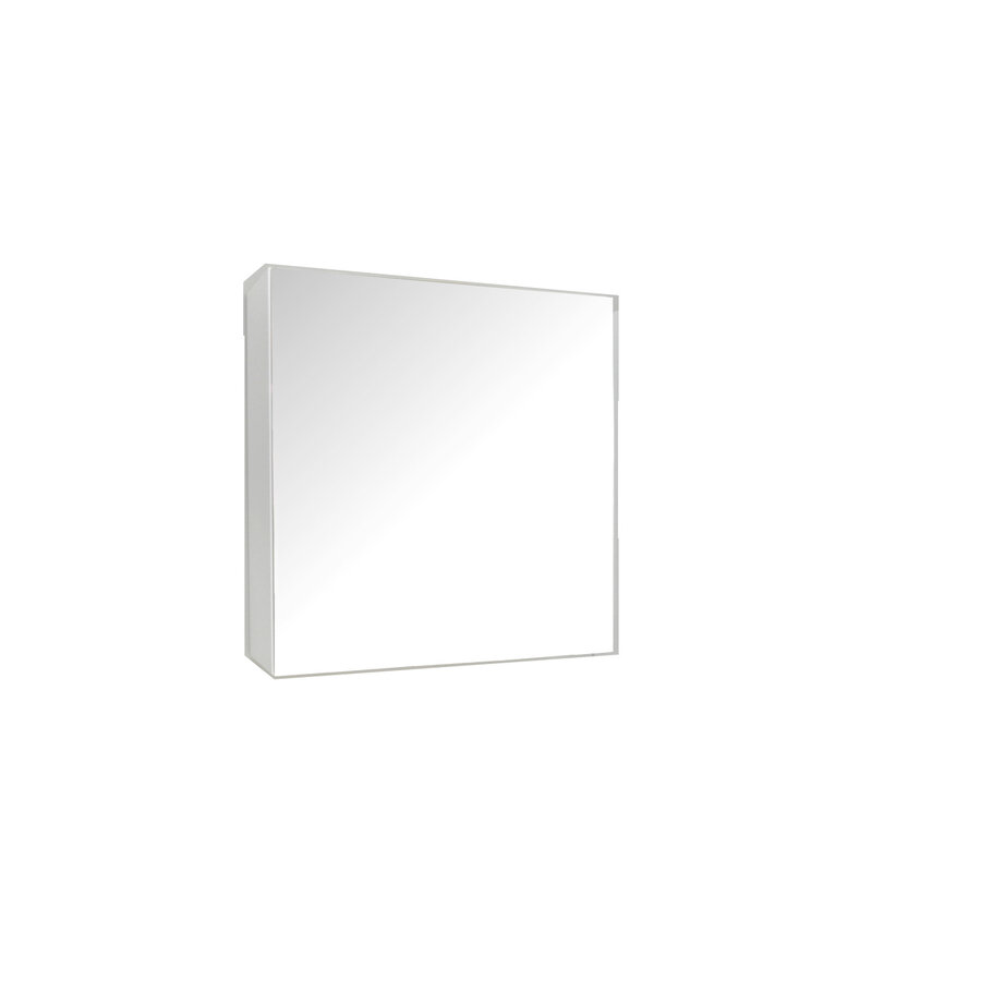 Spiegelkast Sanicare Qlassics 60 cm 1 Deur Grey-Wood Rechts