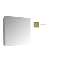Spiegelkast Sanicare Qlassics 60 cm 1 Deur Grey-Wood Rechts