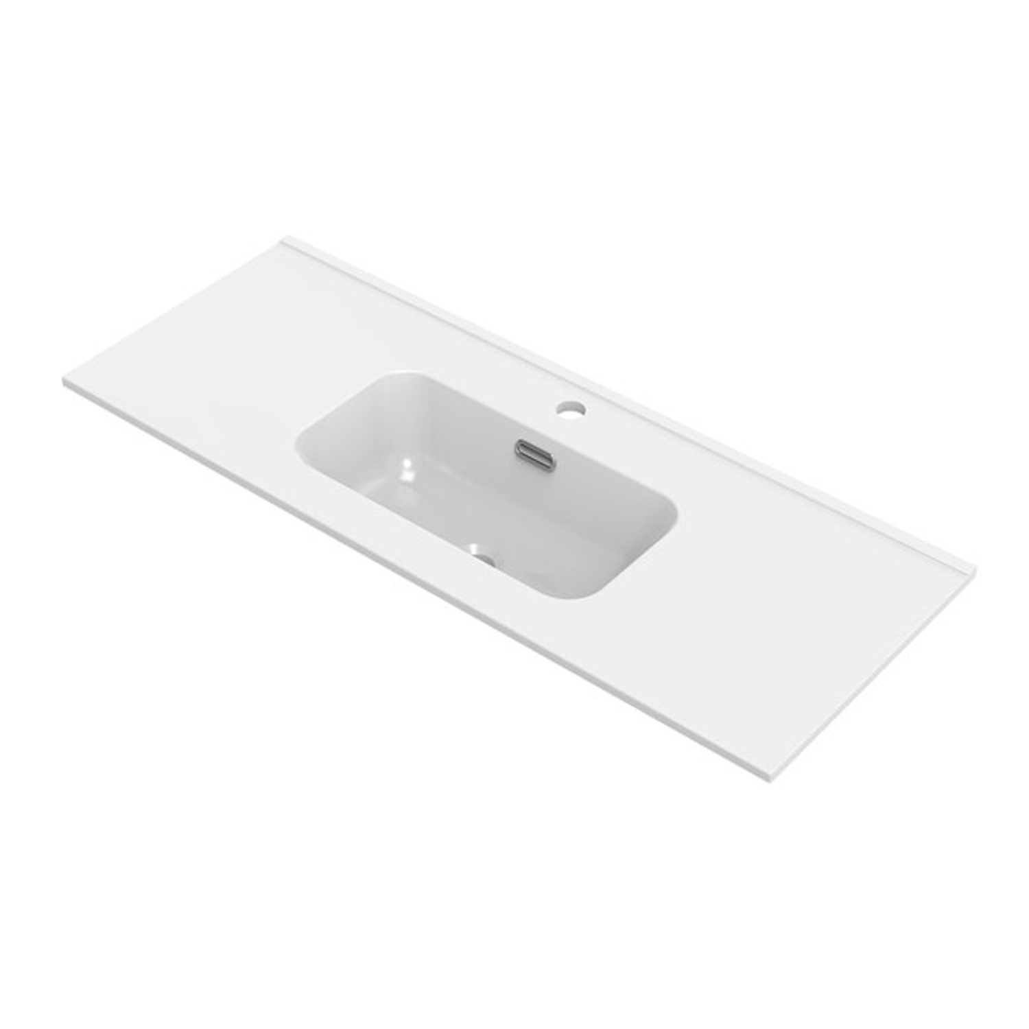 Tiger Wastafel S-line Calpe 100 cm Glanzend Wit