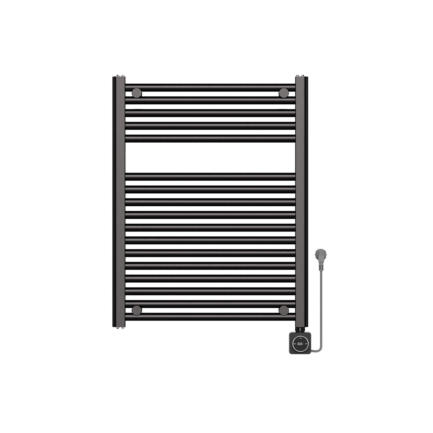 Wiesbaden Elektrische Radiator Elara 76.6x60 cm Smart Wifi Gunmetal