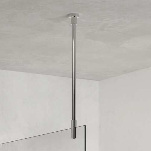 Plafondsteun Sealskin Reyna Universeel 80 cm Zilver Hoogglans 