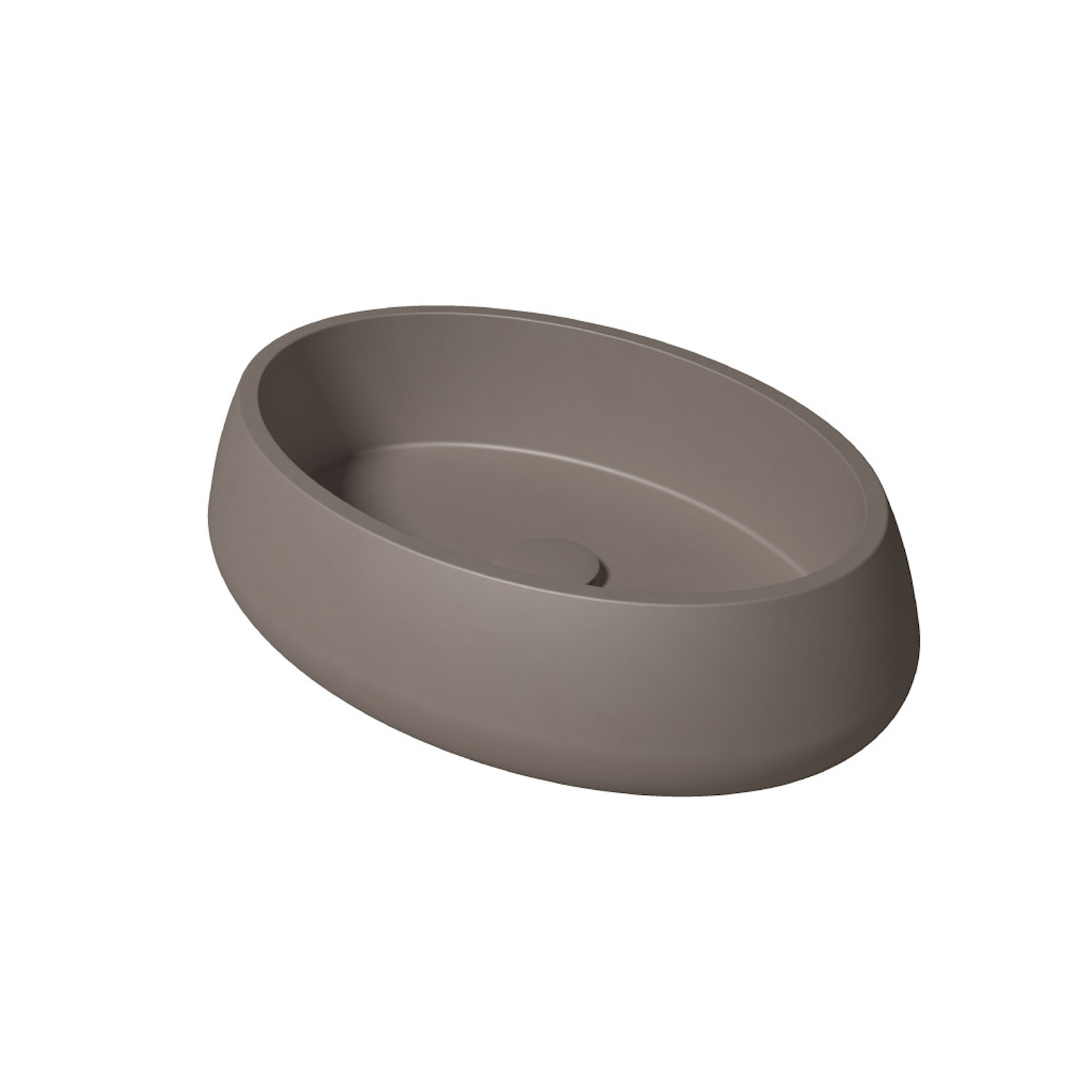 Waskom Zenon Elipse 60x42 cm Moka Zenon