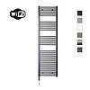 Elektrische Radiator Sanicare HWV Met Wifi 172x45 cm Gunmetal 920W Met Thermostaat Chroom Linksonder