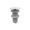 Boss & Wessing Open Afvoerplug BWS Karsten Verlengd 5/4" Glans Wit