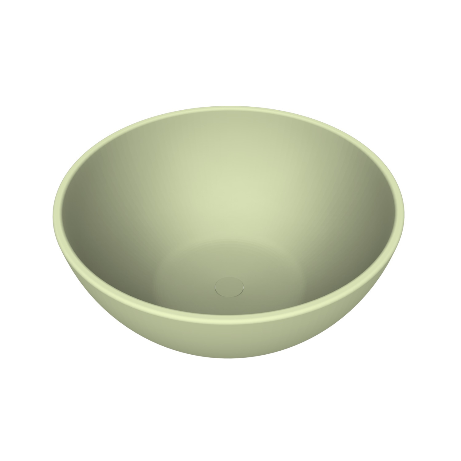 Waskom Arcqua Prince Opbouw 38x14 cm Rond Mat Pastel Groen Arcqua