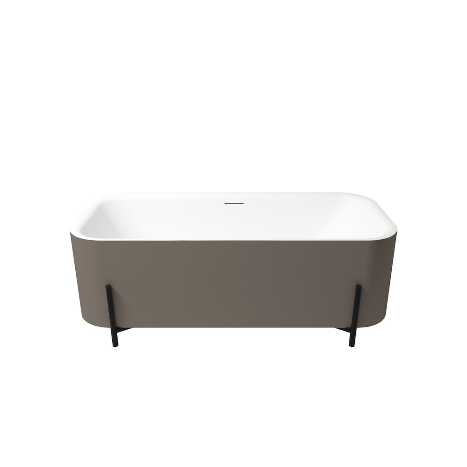 Vrijstaand Ligbad Zenon Aura 75x170 cm Moka Zenon
