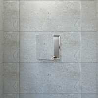 Inbouwnis Wiesbaden Demis 30x30x14cm Betegelbaar RVS