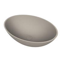 Waskom Arcqua Prince Opbouw 49x34 cm Ovaal Mat Klei