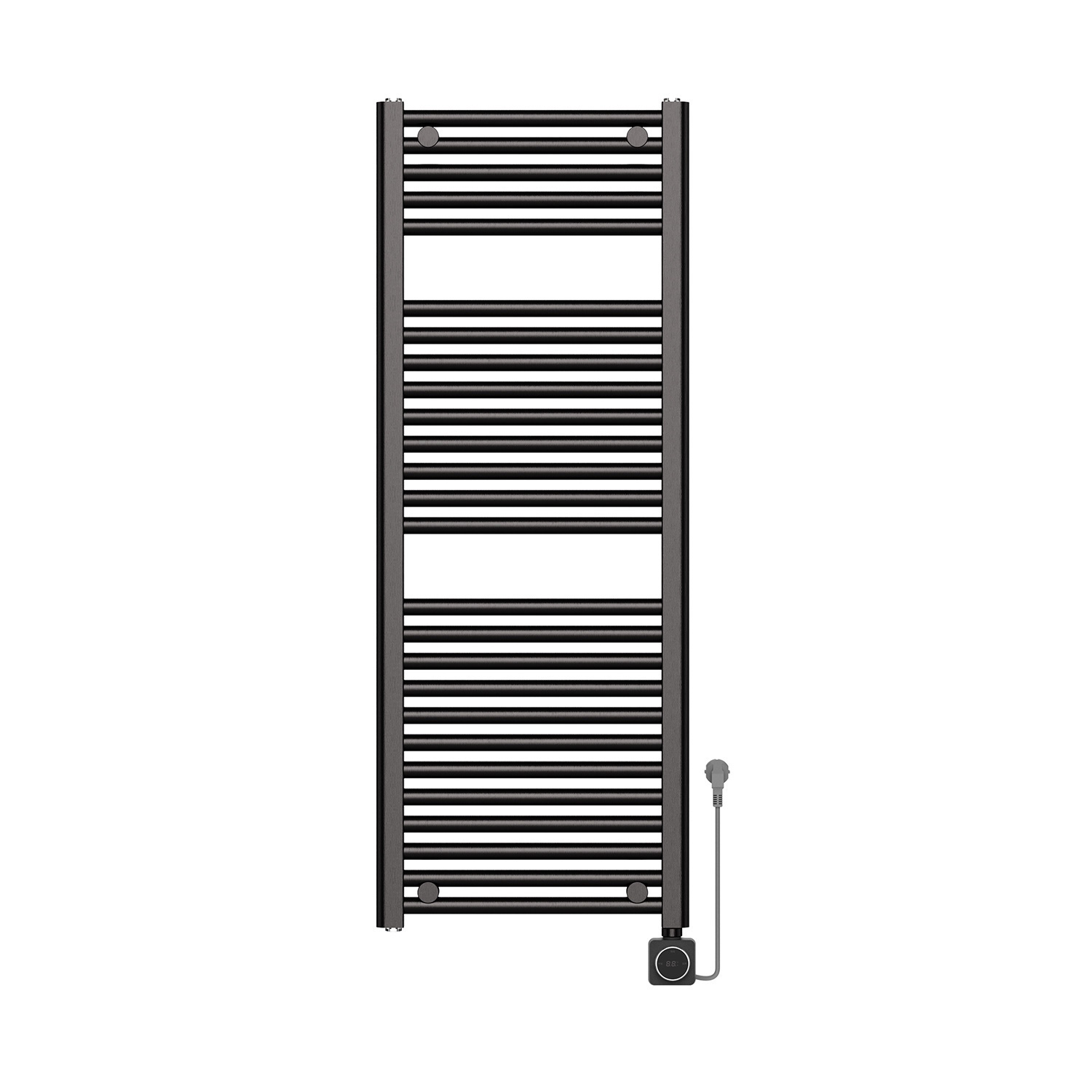 Elektrische Radiator BWS Lara 118.5x45 cm Smart Wifi Gunmetal Boss & Wessing