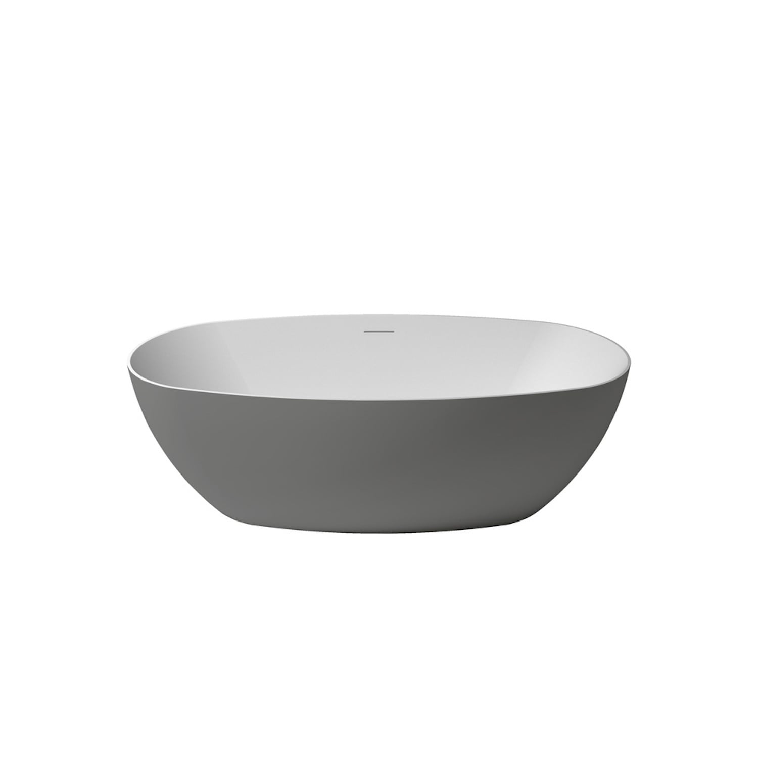 Vrijstaand Ligbad Zenon Como 170x80 cm MT Titanio Zenon