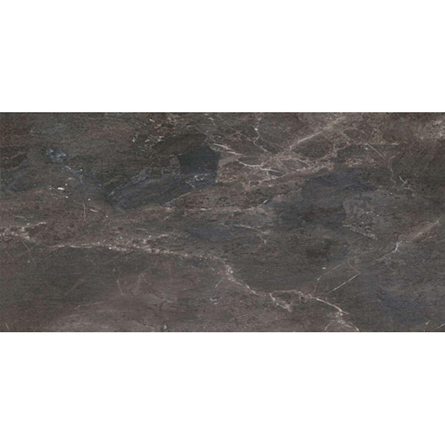 Vloertegel Porcelaingres Royal Stone 60x120 cm Mat Zwart Porcelaingres