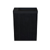 Fonteinkast Black Oak Arcqua Luna 40x55x28 cm Incl. Fontein Mat Zwart Zonder Overloop
