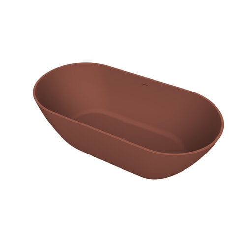 Vrijstaand Ligbad Arcqua Cusco 175x85x55 cm Mat Terracotta 