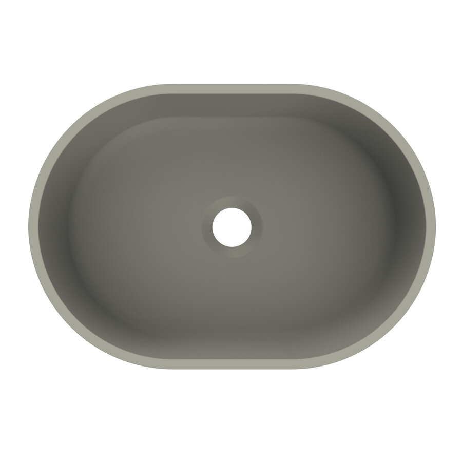 Arcqua Case Opbouw Waskom Ovaal 40x28 Mat Beton