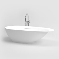 Vrijstaand Bad Clou First Mat Wit 182x82 CM