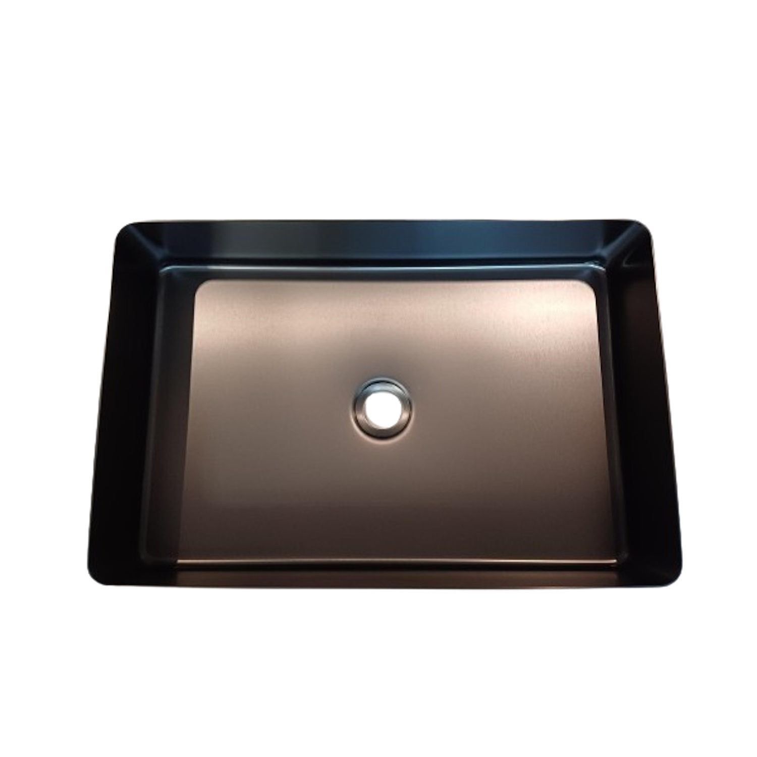 Opbouw Wastafel Sanimex Onyx RVS Rechthoekig Gunmetal Sanimex