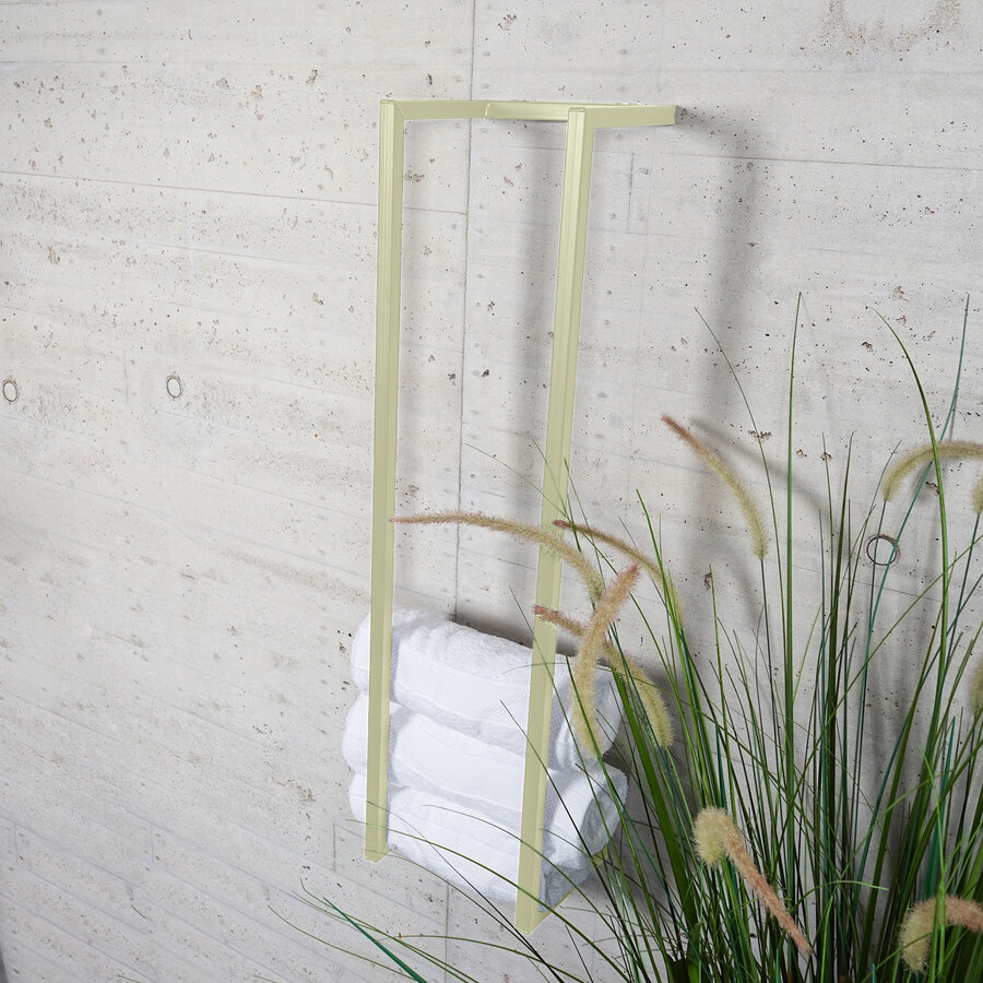 Handdoekenrek Industrieel BWS | 95x25x20cm | Mat Beige