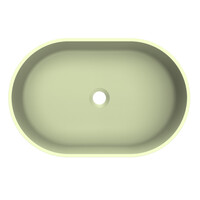 Arcqua Case Opbouw Waskom Ovaal 55x36 Mat Pastel Groen