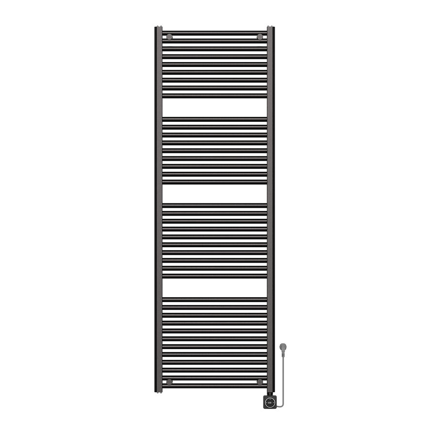 Elektrische Radiator BWS Lara 181.7x60 Cm Smart Wifi Gunmetal