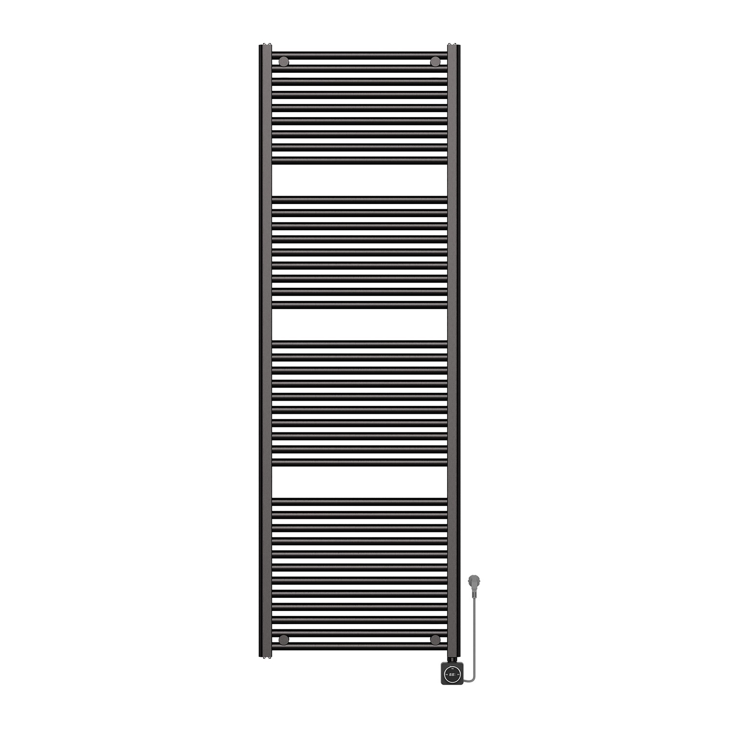 Elektrische Radiator BWS Lara 181.7x60 cm Smart Wifi Gunmetal Boss & Wessing