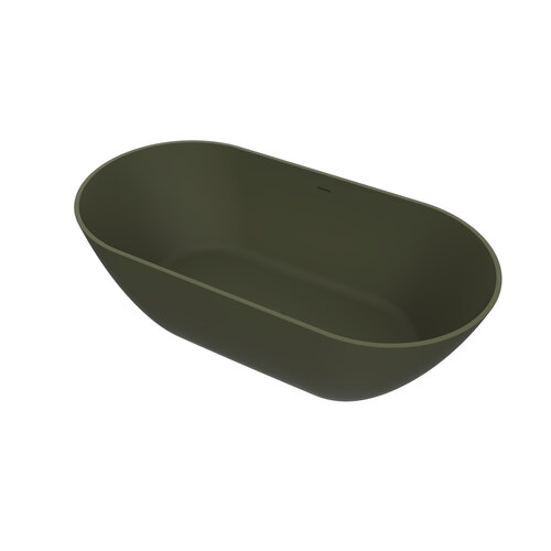 Vrijstaand Ligbad Arcqua Cusco 175x85x55 cm Mat Groen 