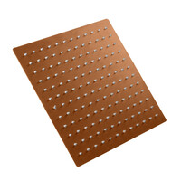 NIET MEER LEVERBAAR Inbouw Douchekop BWS Mia 30x30cm Geborsteld Koper