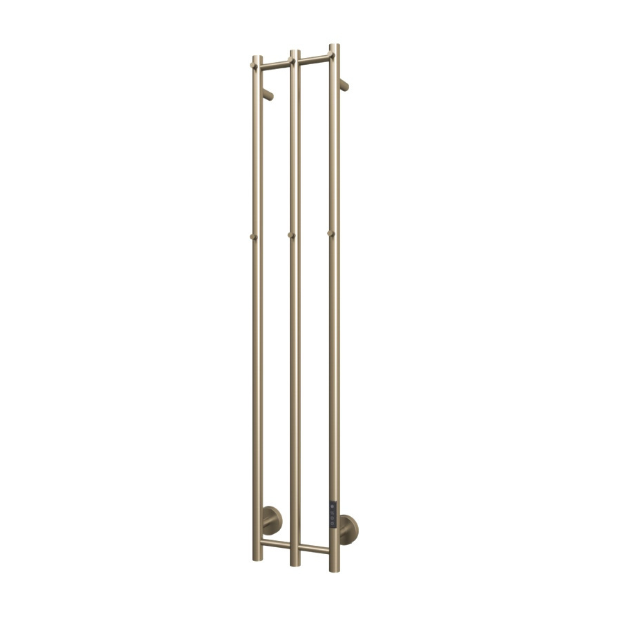 Designradiator TVS Design PLUS 3V EL 150x28 cm Geborsteld Goud TVS Design