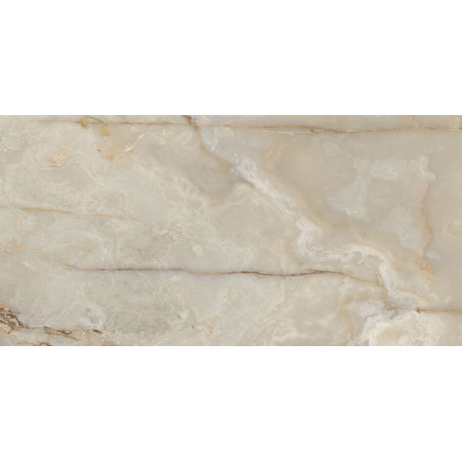 Vloertegel Onyx&More 60x120 cm Glans Golden (Prijs Per M2)