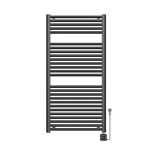 Elektrische Radiator Wiesbaden Elara 118.5x60 Cm Smart Wifi Gunmetal 