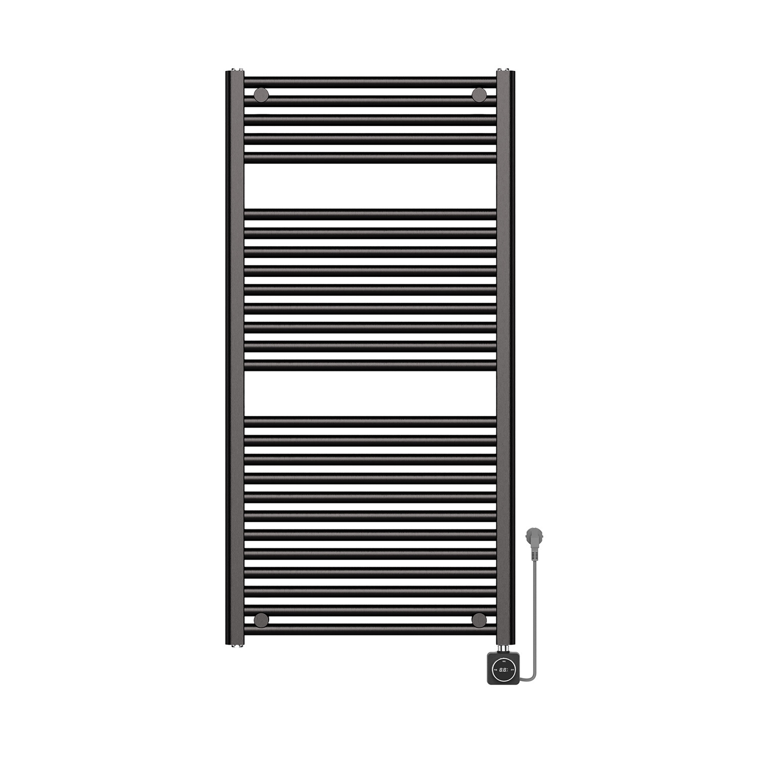 Wiesbaden Elektrische Radiator Elara 118.5x60 cm Smart Wifi Gunmetal