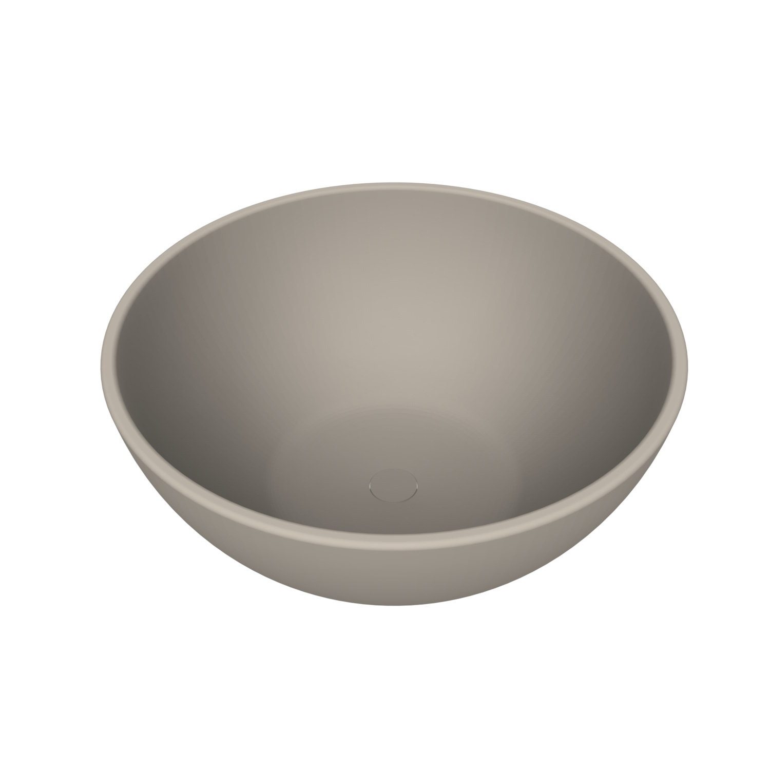Waskom Arcqua Prince Opbouw 38x14 cm Rond Mat Klei Arcqua