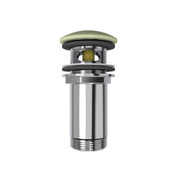 Arcqua Pop-up Waste Wastafel 1 1/4 Universeel Mat Pastel Groen