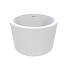 Vrijstaand Bad Best Design Zen Rond 104x67,5 cm Glans Wit