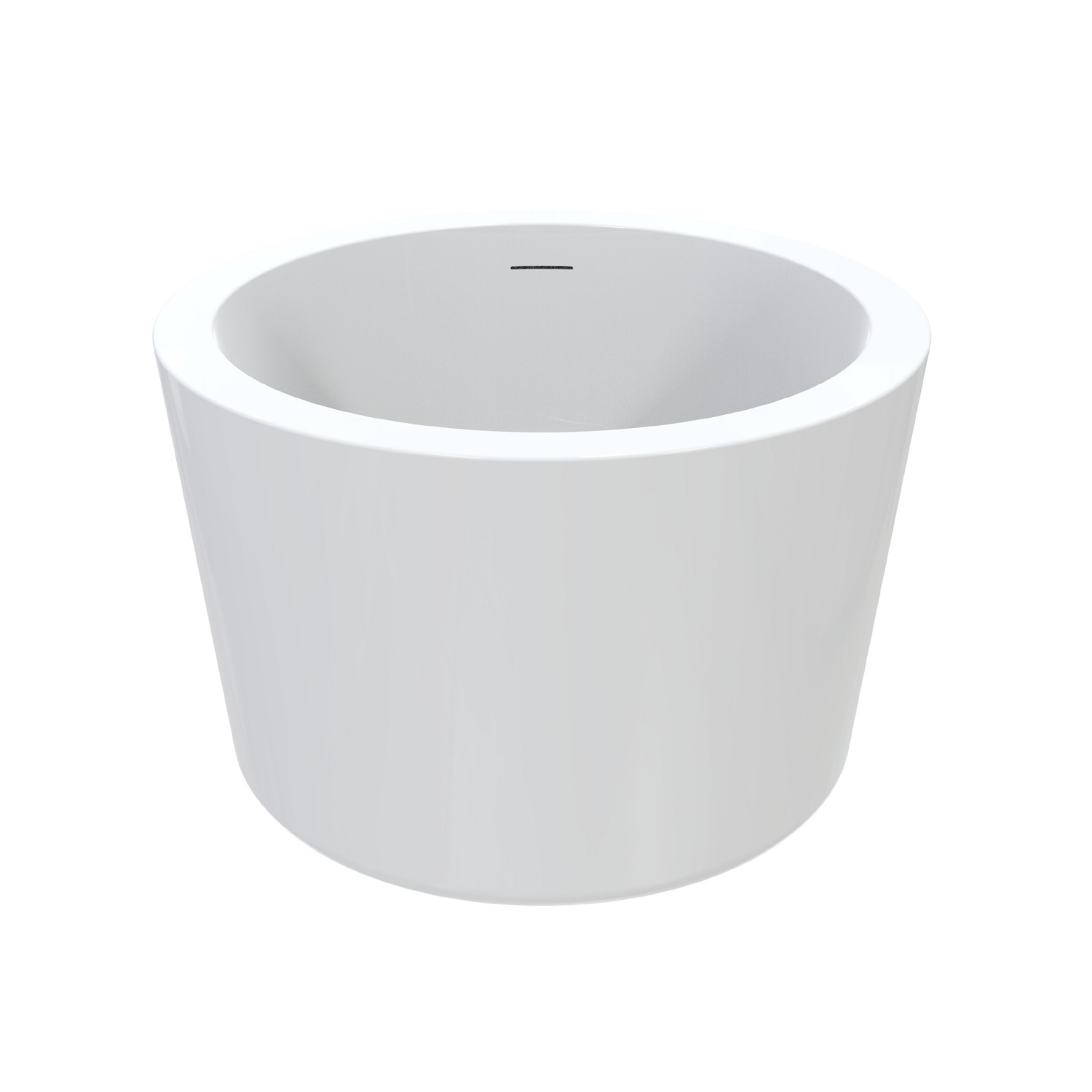 Best Design Vrijstaand Bad Zen Rond 104x67,5 cm Glans Wit