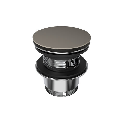 Pop-up Waste Bad Arcqua 1 1/2 Met Overloop Mat Klei 