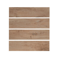 Vloertegel Cercom Briccole 30x120 cm Mat Donkerbruin (Doosinhoud: 1,44 M2)