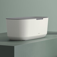 Opbergbox Met Deksel Tiger Tess Vrijstaand Wit - Lichtgrijs