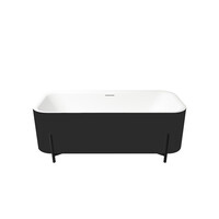 Vrijstaand Ligbad Zenon Aura 75x170 cm Negro