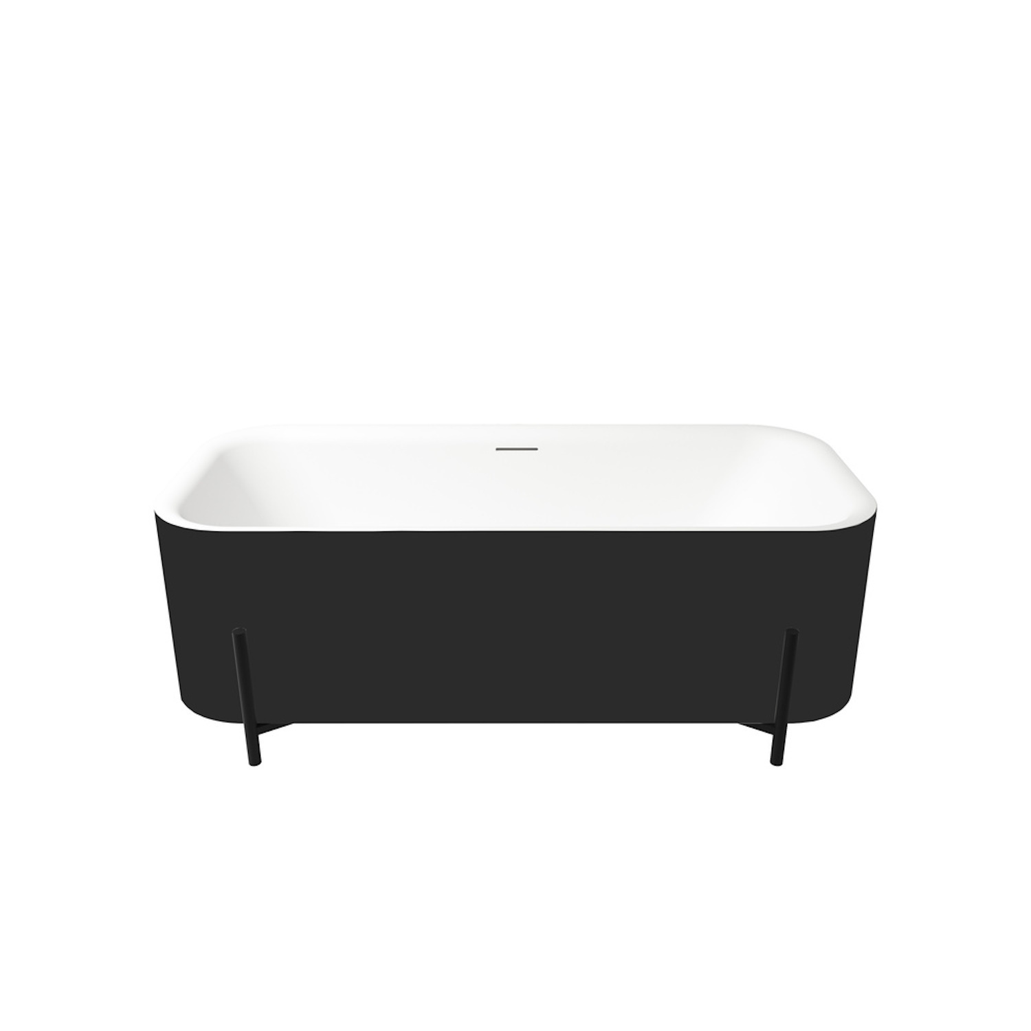 Vrijstaand Ligbad Zenon Aura 75x170 cm Negro Zenon