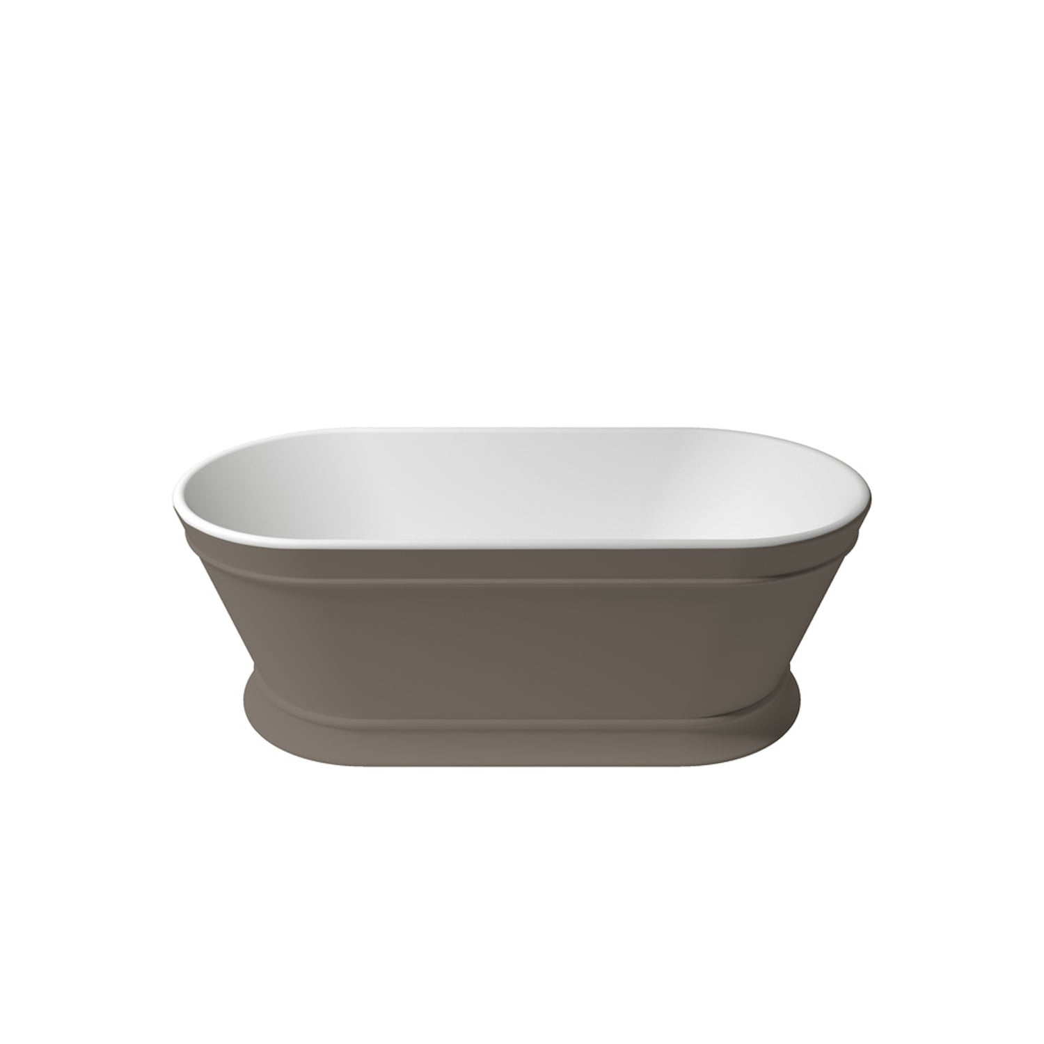 Vrijstaand Ligbad Zenon Heritage 170x80 cm Moka Zenon