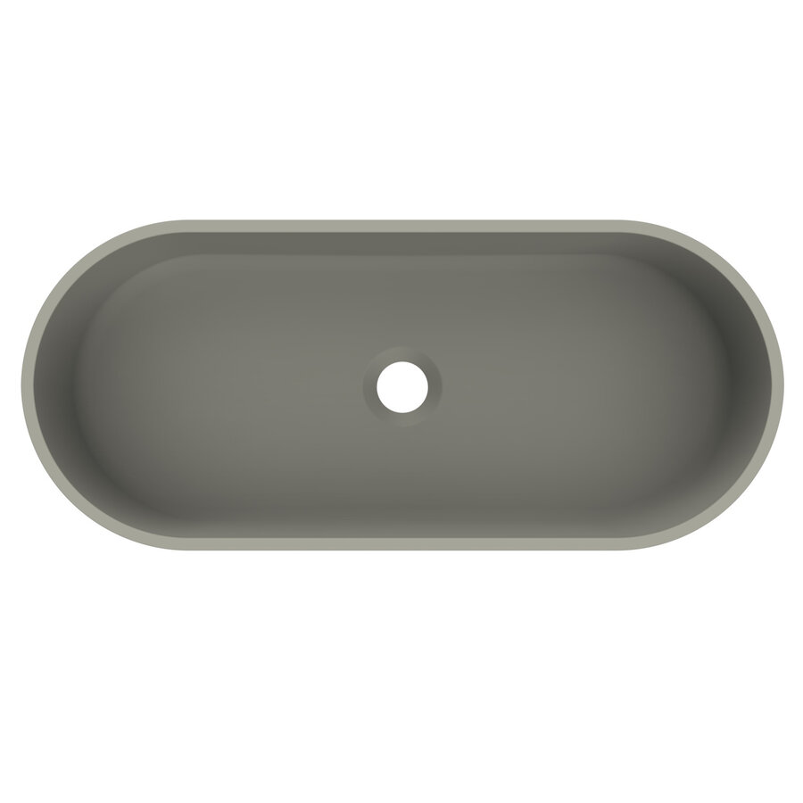 Arcqua Case Opbouw Waskom Ovaal 60x26 Mat Beton