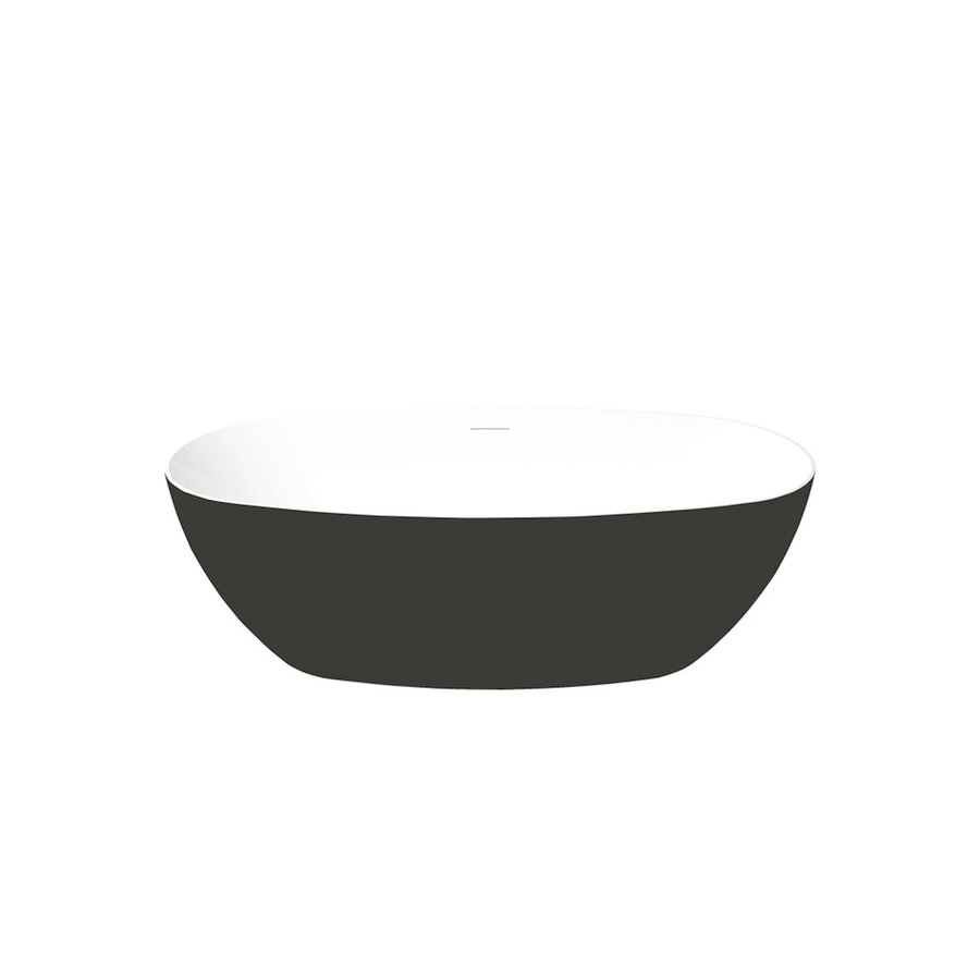 Vrijstaand Ligbad Zenon Como 170x80 cm BR Negro