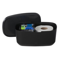 Opbergbox Met Deksel Tiger Tess Vrijstaand Zwart - Antraciet