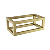 Wiesbaden Frame Voor Fontein Wiesbaden Nick 39,5x15x21,5 cm Geborsteld Messing